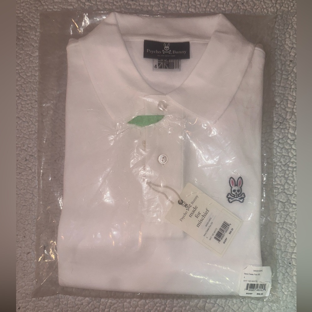 Psycho bunny polo shirt new retail 98$+tx